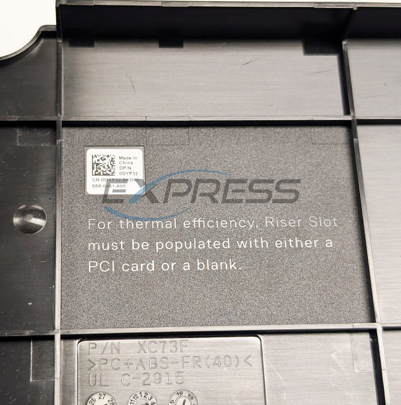 Dell PowerEdge R770 Riser 4 FH Filler | GYP32