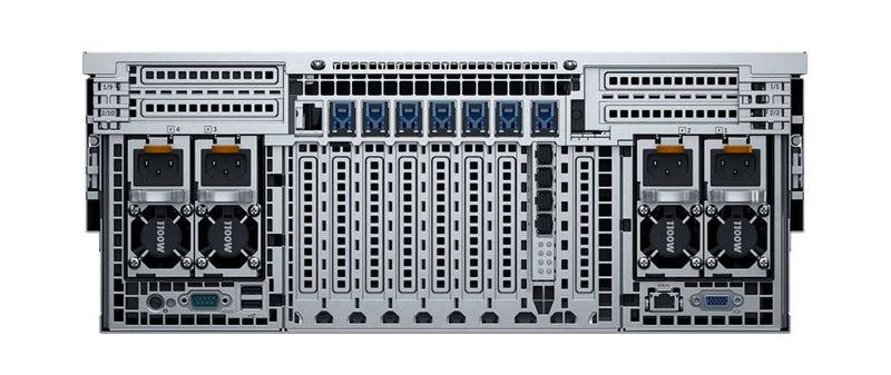 Dell PowerEdge R930 rack server rear view