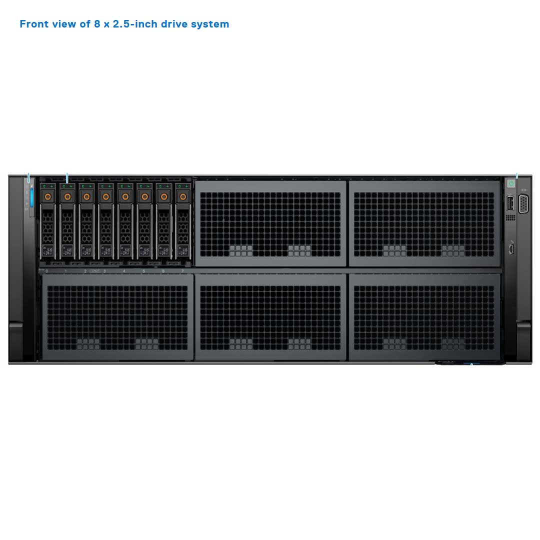 Dell PowerEdge R960 Rack Server Chassis (8x 2.5" NVMe)