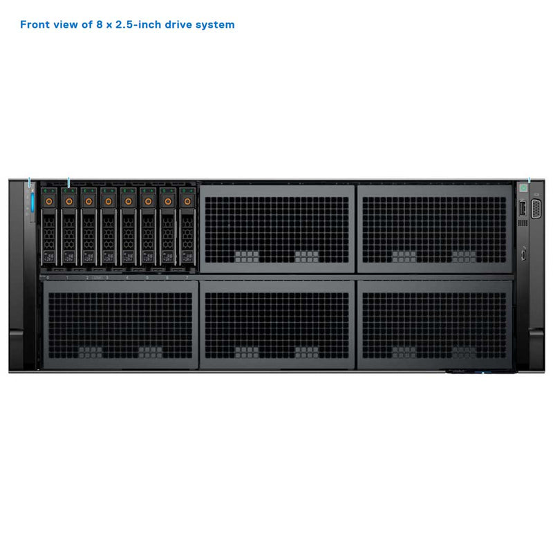 Dell PowerEdge R960 Rack Server Chassis (8x 2.5" NVMe)