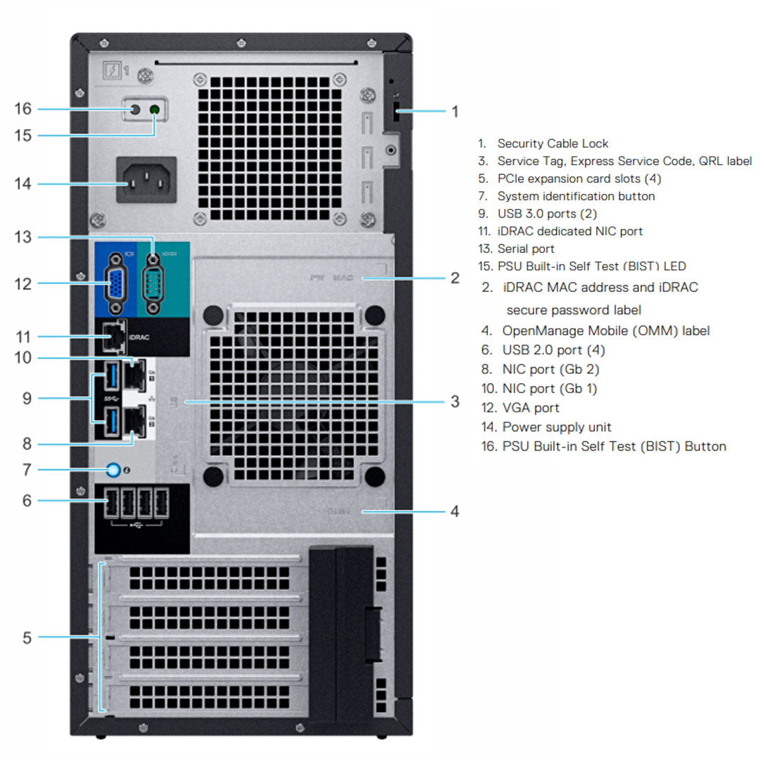 Dell PowerEdge T140 Tower Server CTO