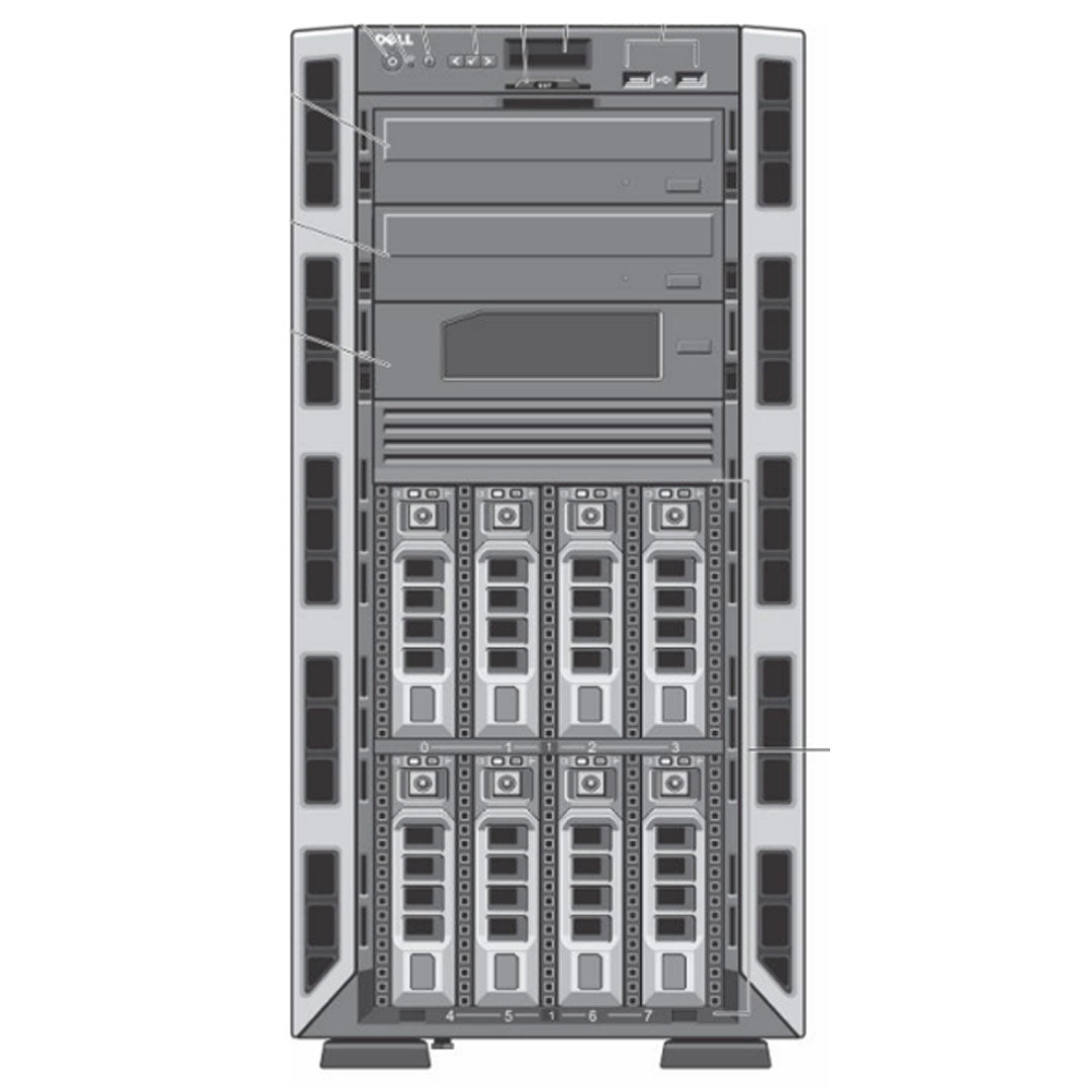 Dell PowerEdge T420 Tower Server Chassis (8x3.5")