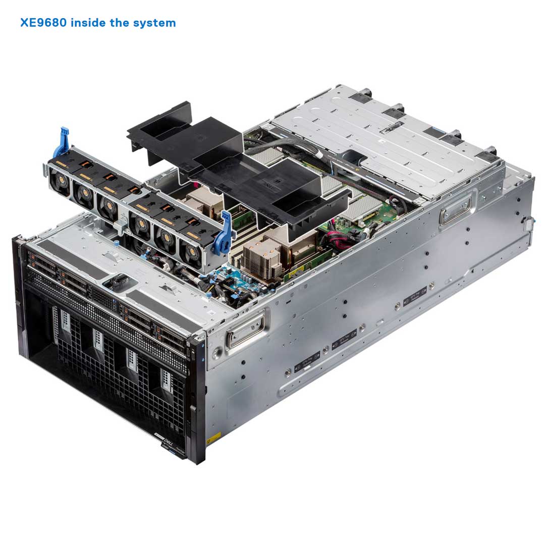 Dell PowerEdge XE9680 Rack Server Chassis (16x E3.S EDSFF)