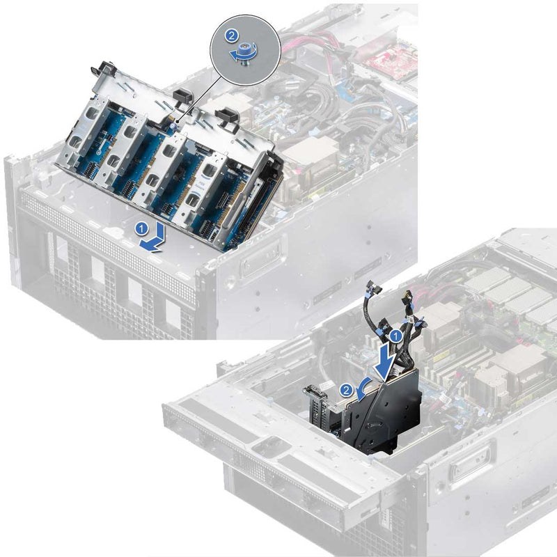 Dell PowerEdge XE9680 PCI-e Switch Board (PSB) Riser Module 2x16 PCI-e 5