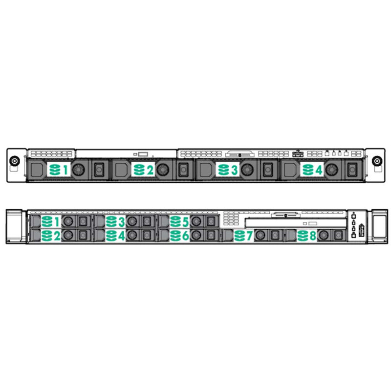 HPE ProLiant DL120 (G9) E5-2630V4 8GB-R H240 8SFF 550W PS Entry Server | 833870-B21