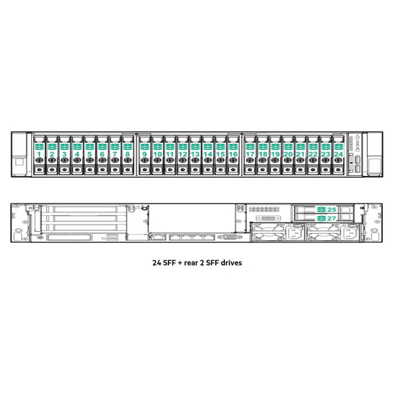 HPE ProLiant DL380 8SFF NC Rack Server (G11) CTO