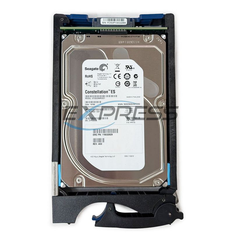 Emc 3.5" 2TB 7.2K SAS 6Gbps HDD | 005049496