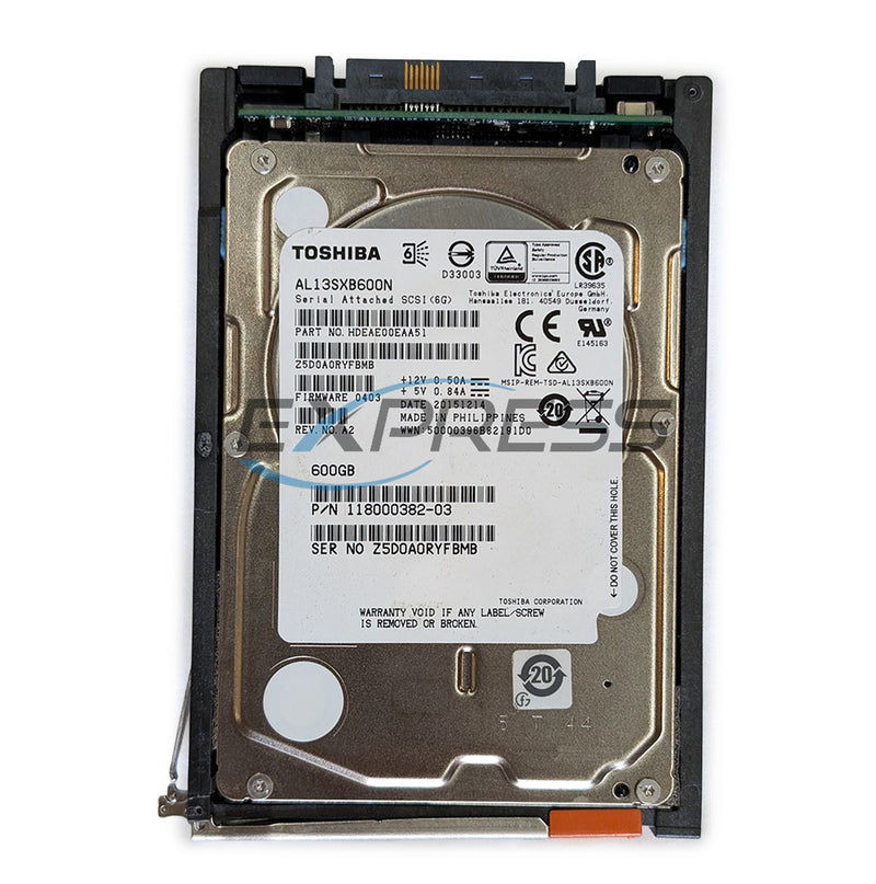 Emc 2.5" 600GB 15K SAS 6Gbps HDD | 005050846