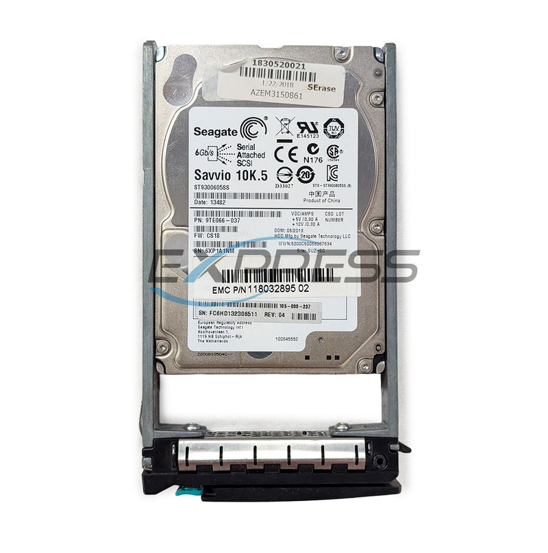 Emc 2.5" 300GB 10K SAS 6Gbps HDD | 118032895