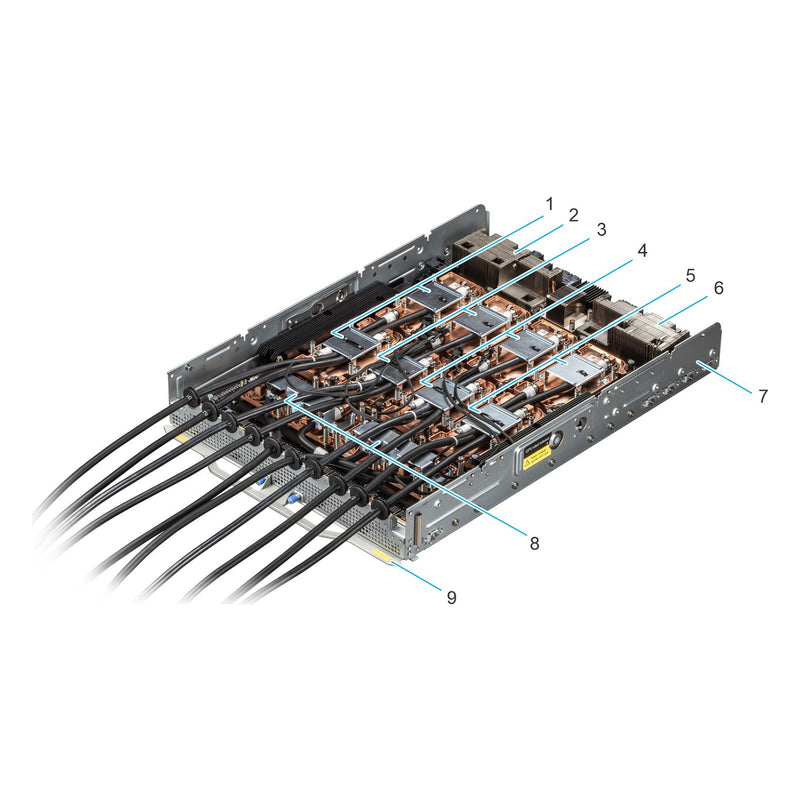 Dell PowerEdge XE9680L 8x NVIDIA HGX H200 GPU sled