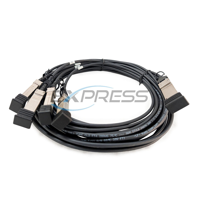 HPE 40G QSFP+ to 4X10G SFP+ 3M DAC Breakout Cable | JG330A