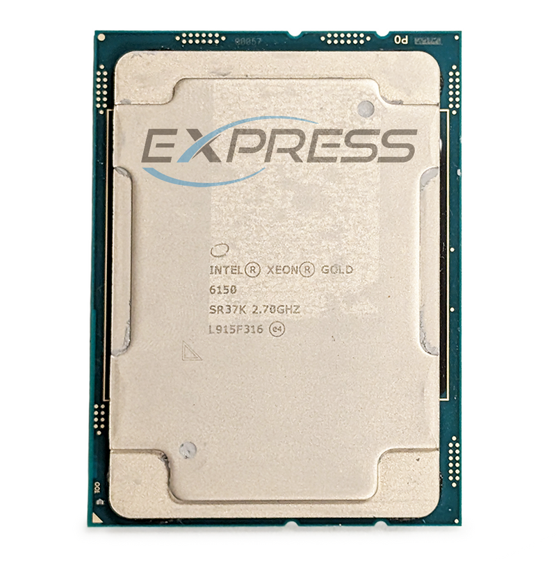 Intel Xeon Gold 6150 2.7GHz 165W 24.75MB 18 Core Processor | SR37K