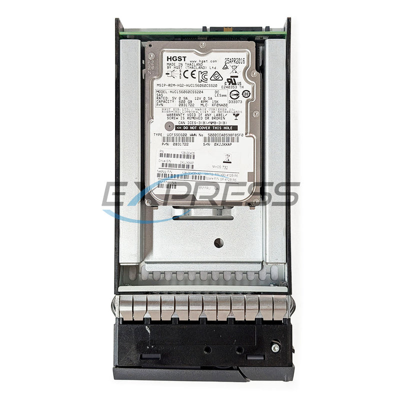 Netapp 2.5" 600GB 15K SAS 3Gbps HDD W/ Hyb Car | X412B-R6