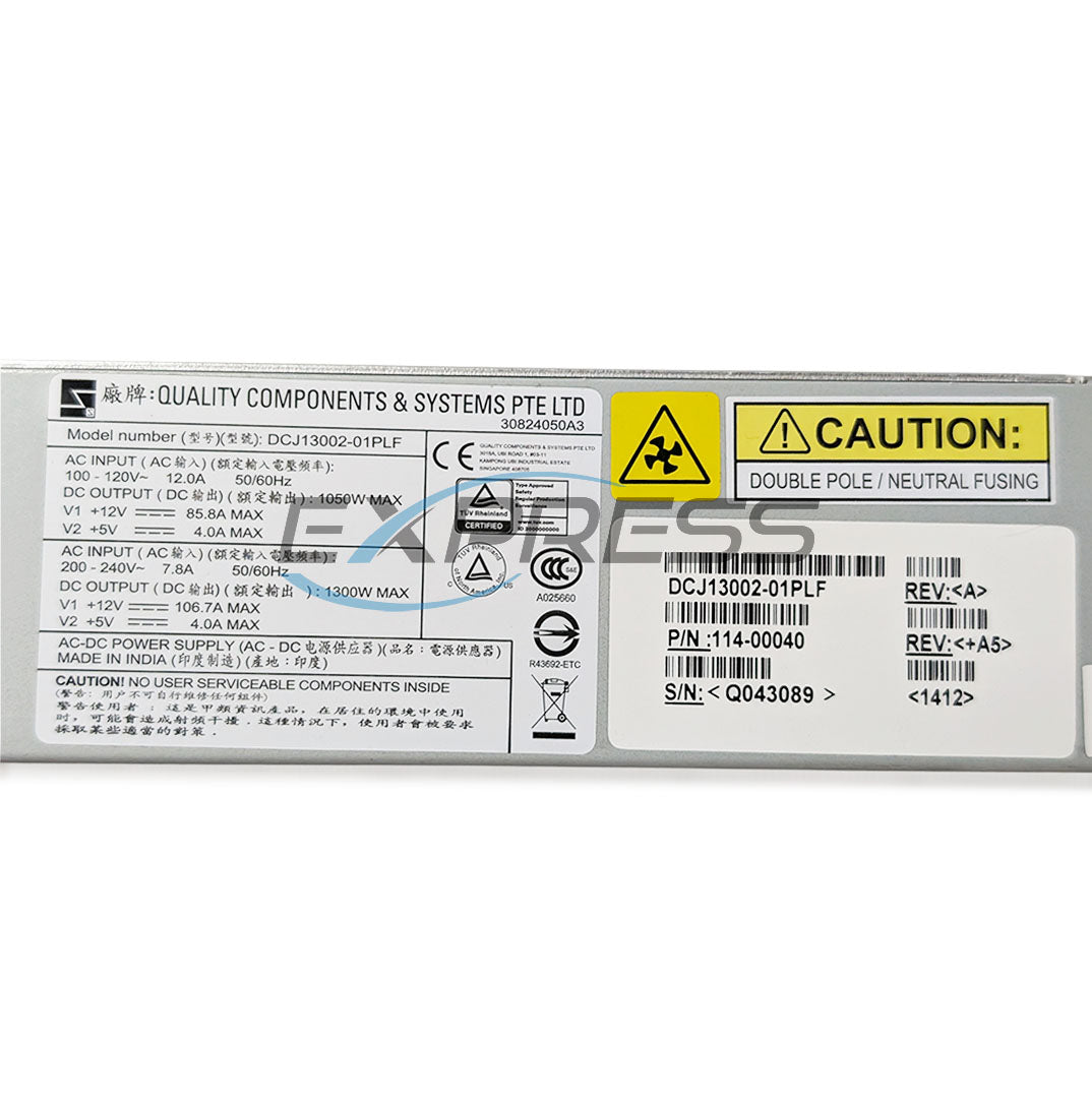 Netapp FAS62XX 1300W Power Supply (114-00040) | X763-R6