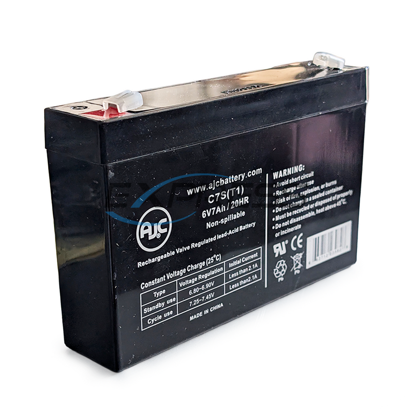 AJC C7S(T1) 6V 7Ah Sealed Lead Acid – AGM – VRLA Battery