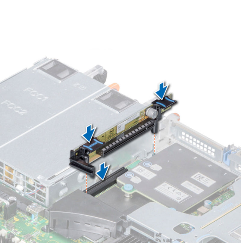 Dell R640 Riser R2A 1x16 Card | W6D08