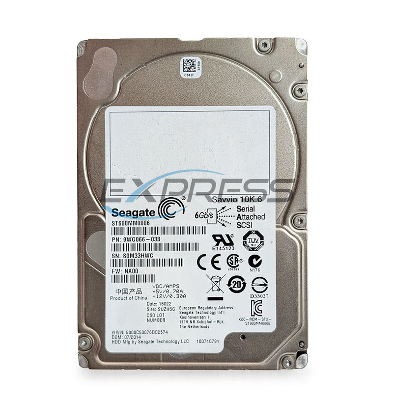 Seagate 2.5" 600GB 10K SAS 6Gbps HDD | ST600MM0006