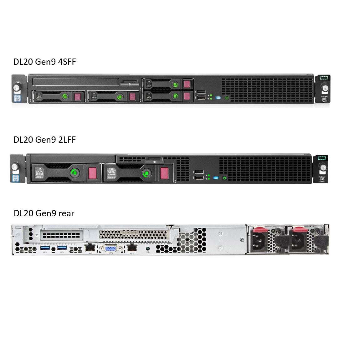 Refurbished HPE ProLiant DL20 Gen9 CTO Server