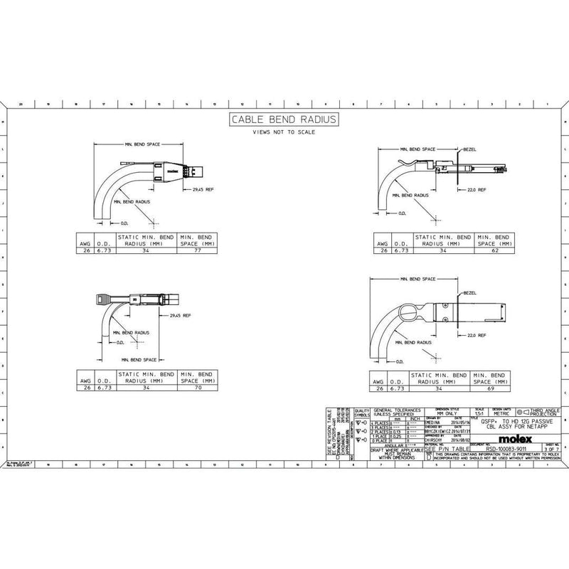 NetApp X66022A-R6 - 5m Data Cable with Plug MiniSAS HD/QSFP | Storage, MiniSAS HD/QSFP, 12Gb,