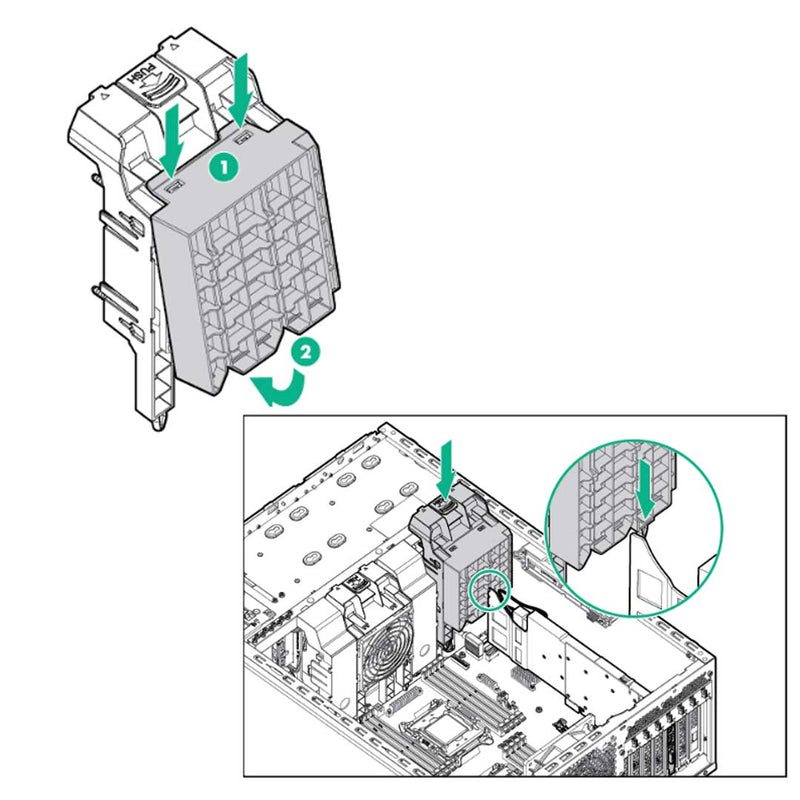 HPE ProLiant ML150 (G9) GPU Enablement Kit | 779863-B21