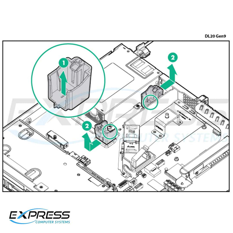 HPE Smart Storage Battery holder (825640-001) | 786710-B21