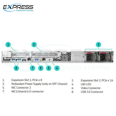 Hpe Proliant Dl20 Gen9 Rack Server 2Lff Chassis | 819785-B21