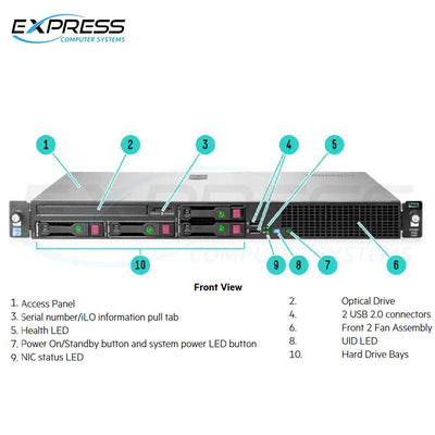 Hpe Proliant Dl20 Gen9 Rack Server 4Sff Chassis | 819786-B21