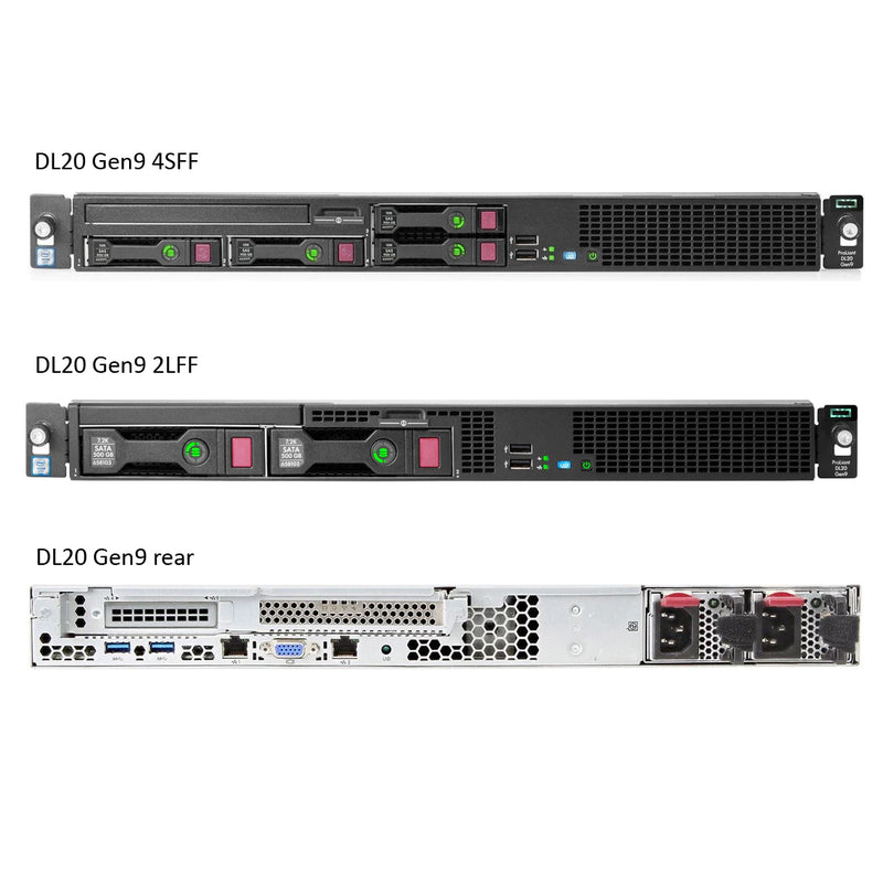 Hpe Proliant Dl20 Gen9 Rack Server 4Sff Chassis | 819786-B21