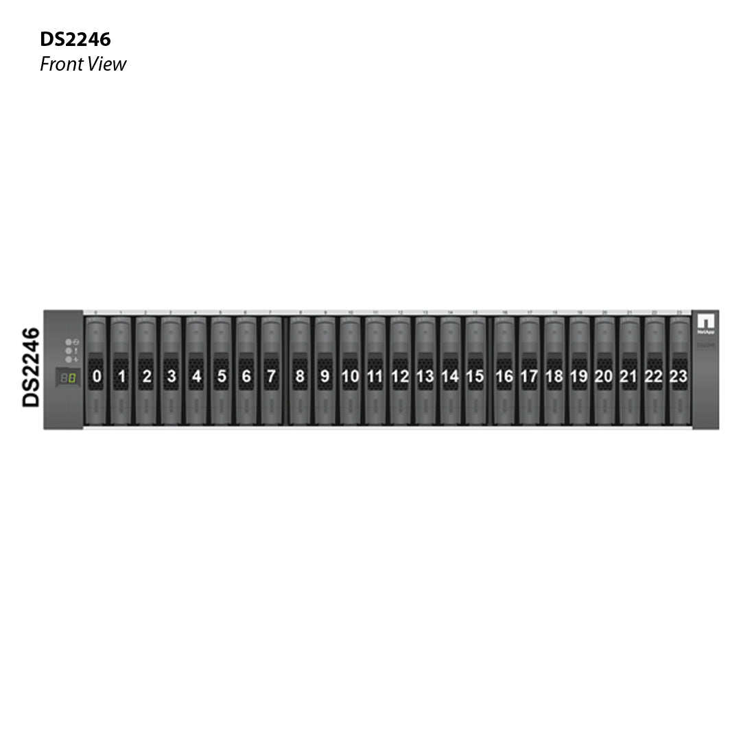 NetApp DS2246 (DS2246-SL048-12S-0P-R6-C) 12x 400GB SSD X438A-R6