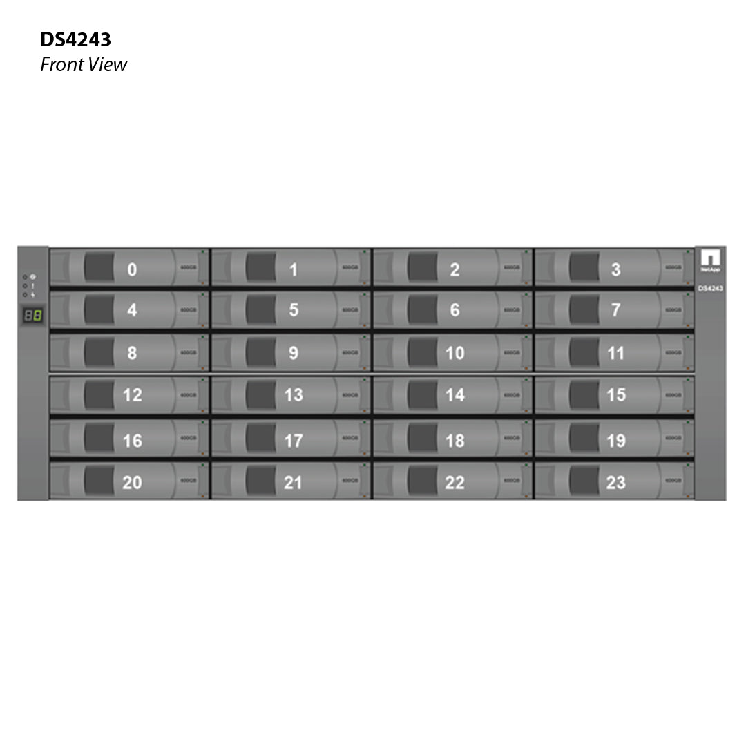 NetApp DS4243 (DS4243-SL006-6A-QS-R5) 6x 100GB SSD X441A-R5