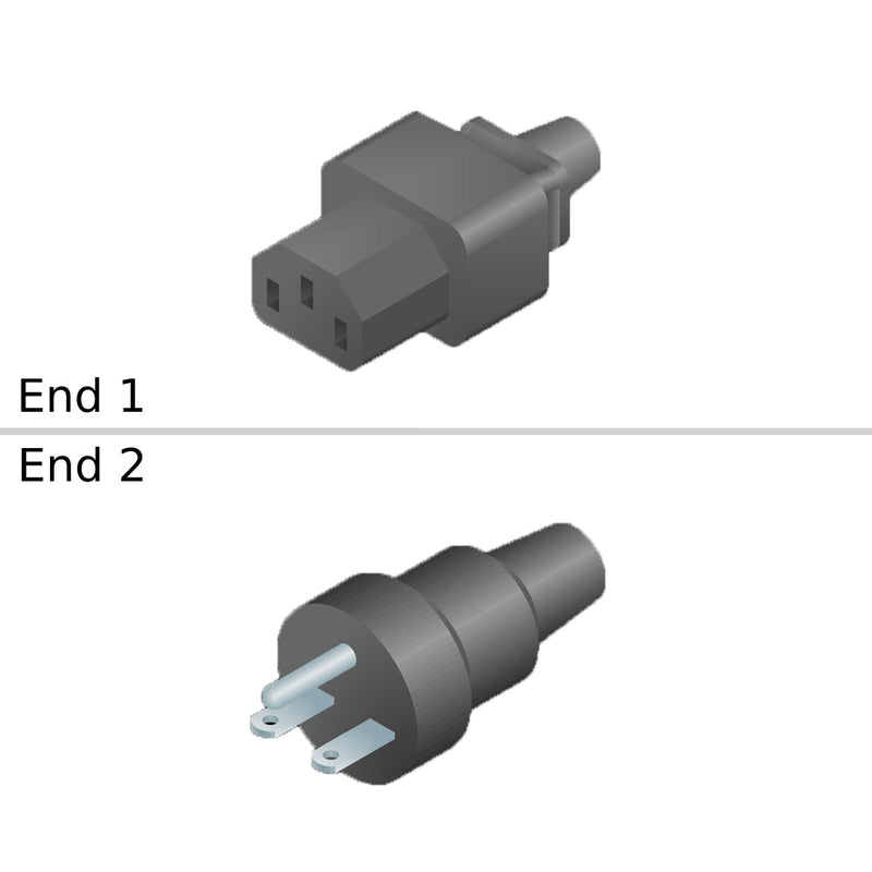 IEC60320-C13 / NEMA-6-15P