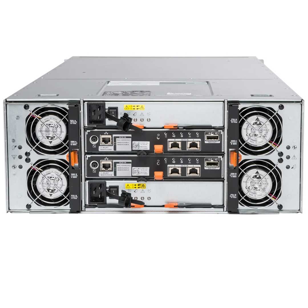 Dell PowerVault MD3660i 60x3.5" 10GBASE-T iSCSI CTO Storage Array