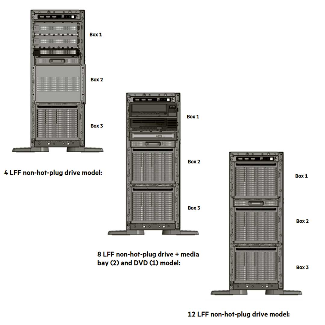 Hpe Proliant Ml350 Gen10 8 Rack Server Chassis | 877627-B21