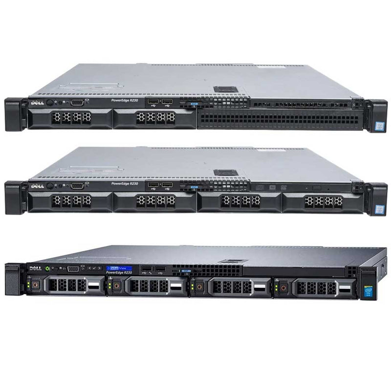 Refurbished Dell PowerEdge R230 CTO Rack Server