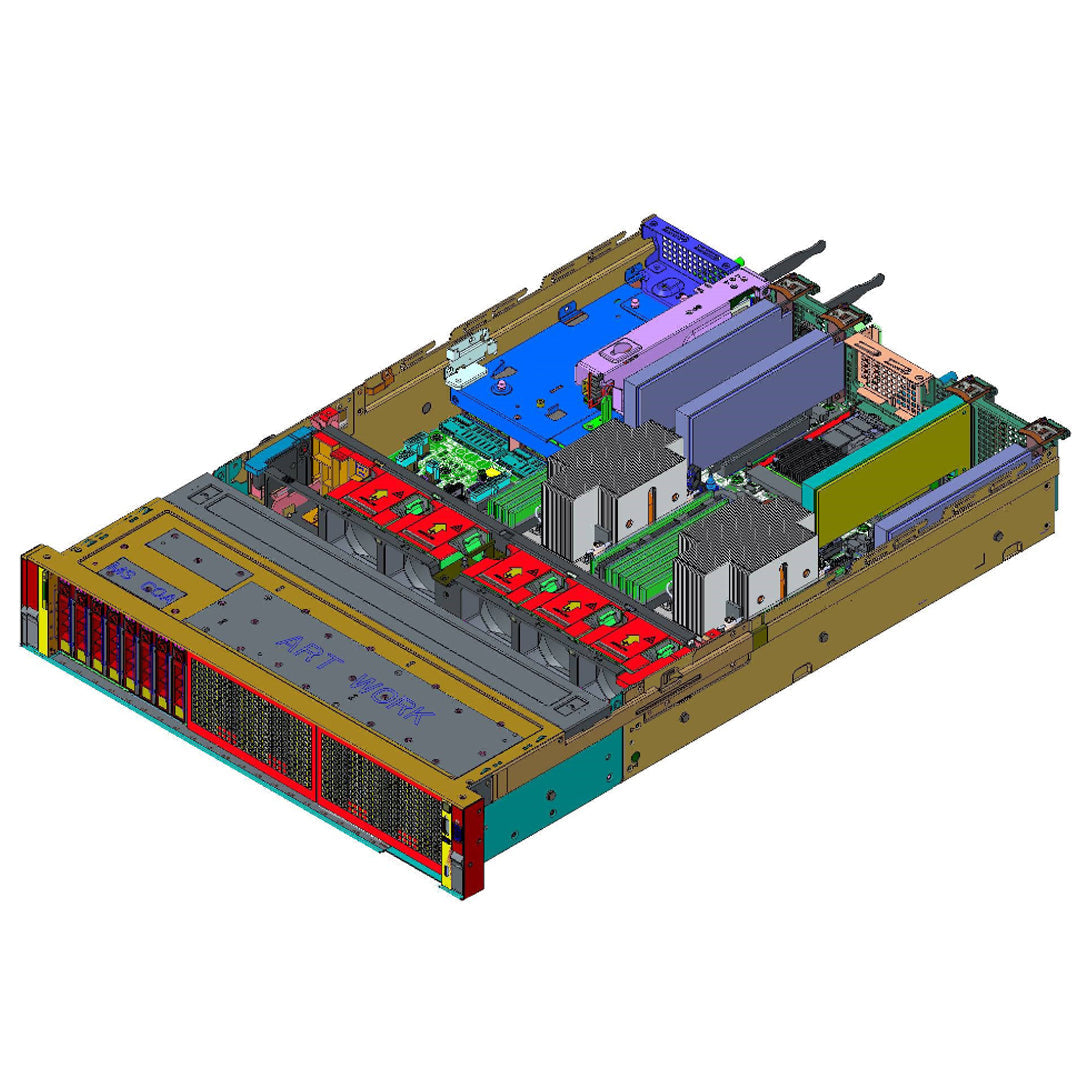 Dell PowerEdge R550 8 x 2.5" Rack Server Chassis
