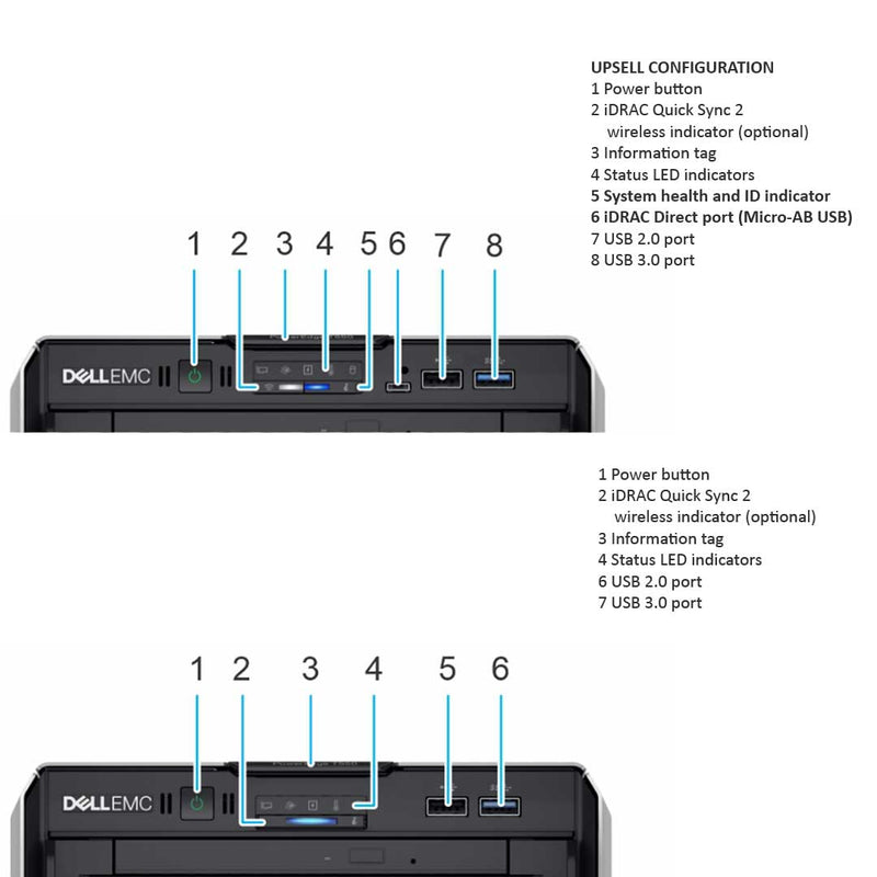 Dell PowerEdge T550 Chassis Tower Server (24x2.5")