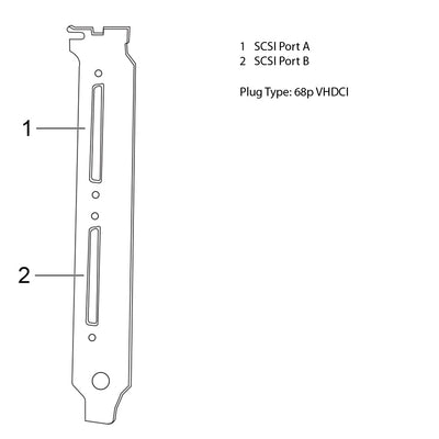 NetApp Adapter X2023C (ONTAP) PCI-X bus with plug 68p VHDCI (2p 160MB SCSI Cu)