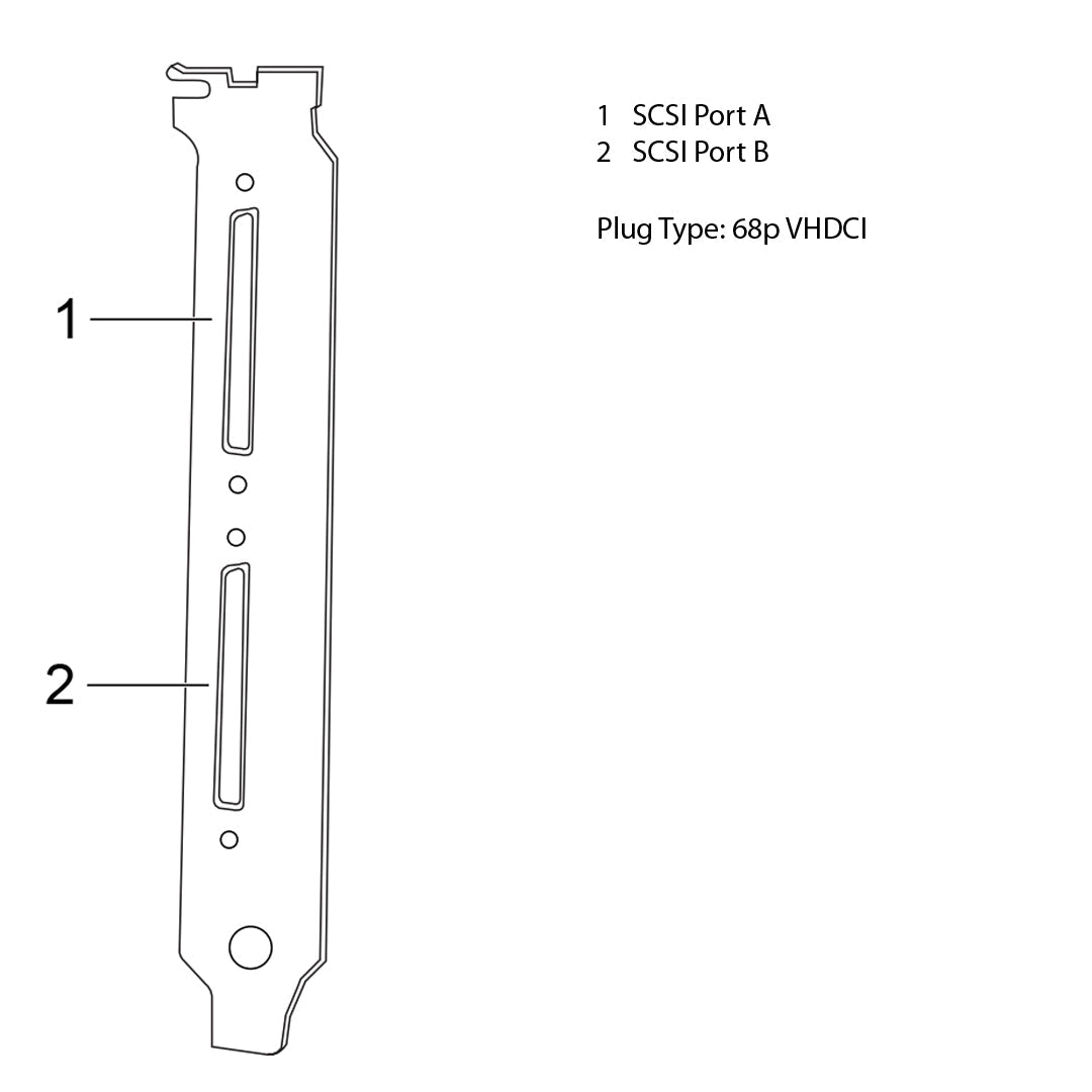 NetApp Adapter X2027B-R5 (ONTAP) PCI-X bus with plug 68p VHDCI (2p 320MB SCSI Cu)