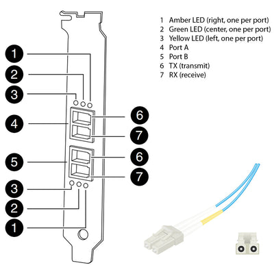 NetApp Adapter X2055A-R6 (ONTAP) 4Gb PCIe bus with plug LC (2p 4Gb FC Op)