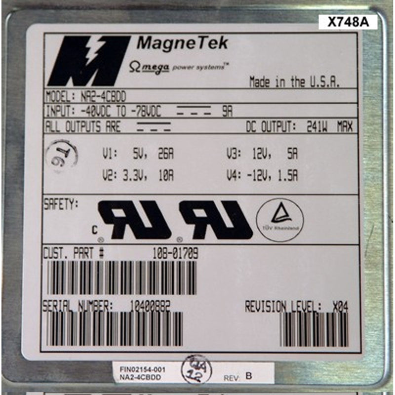 NetApp X748A Power Supplies (108-01709)