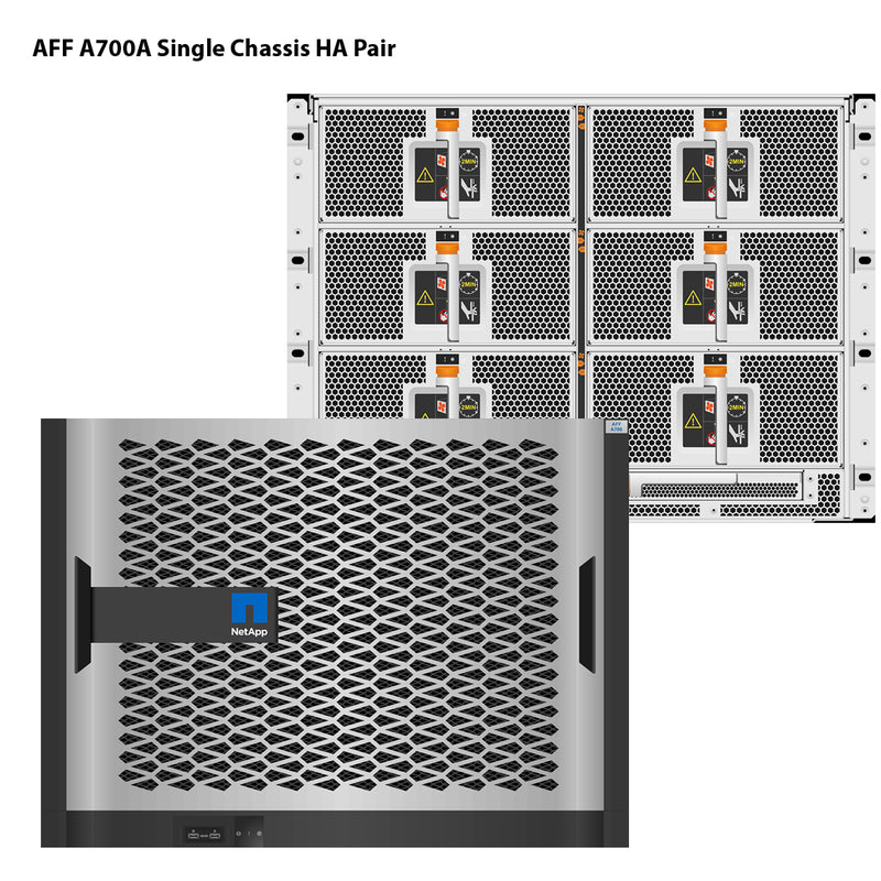 NetApp All Flash FAS (AFF) A700 Single Chassis HA Pair Filer Head (AFF-A700A)