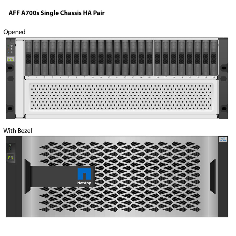 NetApp AFF A700s Single Chassis HA Pair Filer Head (AFF-A700s)