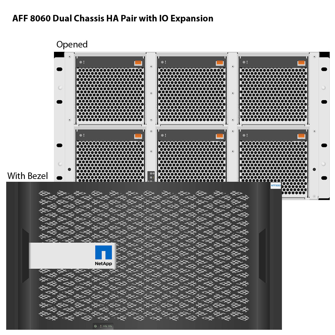 NetApp AFF8060 Dual Chassis HA Pair with IO Expansion Filer Head (AFF-8060AE)
