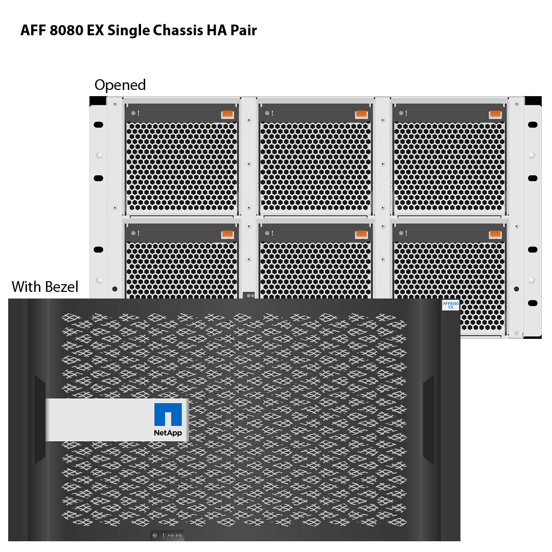NetApp AFF8080 EX Single Chassis HA Pair Filer Head (AFF-8080A-EX)