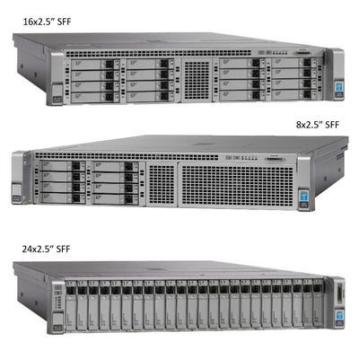 Cisco UCS C240 C-Series M4 2.5" SFF Rack Servers CTO