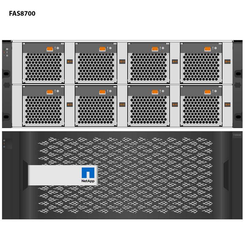 NetApp FAS8700 Single Chassis HA Pair, Ethernet Bundle Filer Head (FAS8700A-003)