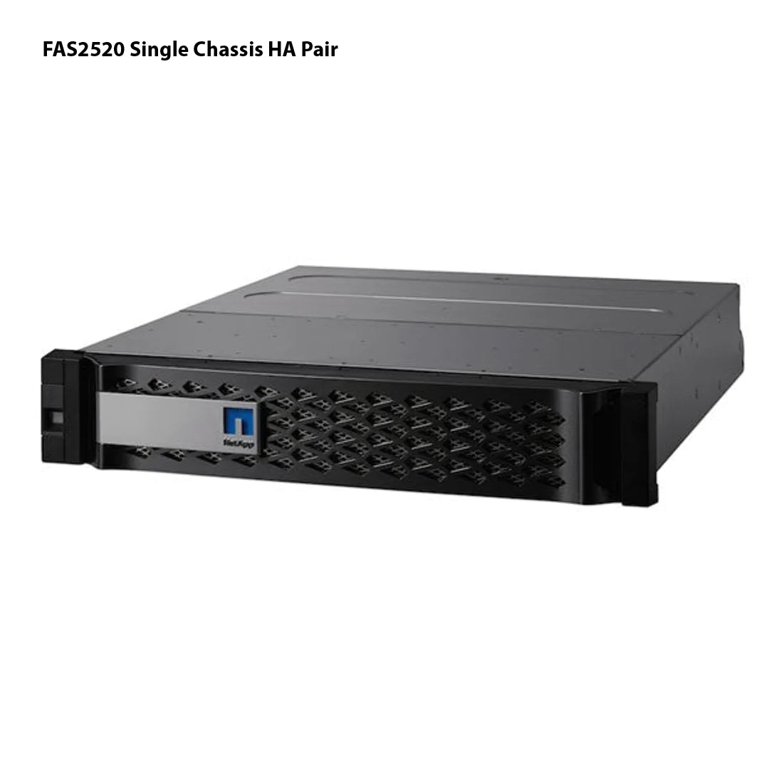 NetApp FAS2520 Single Chassis HA Pair Expansion Storage Array Filer Head (FAS2520HA)