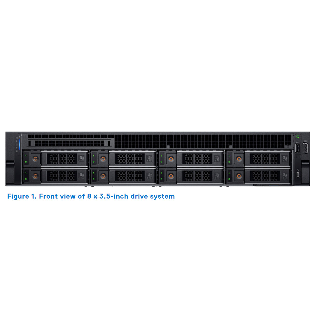 Dell PowerEdge R550 8 x 3.5" Rack Server Chassis
