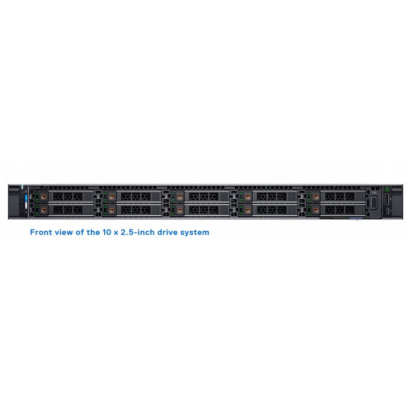 Dell PowerEdge R6525 Rack Server Chassis (10x2.5") (6x 2.5" SAS/SATA + 4 NVMe)