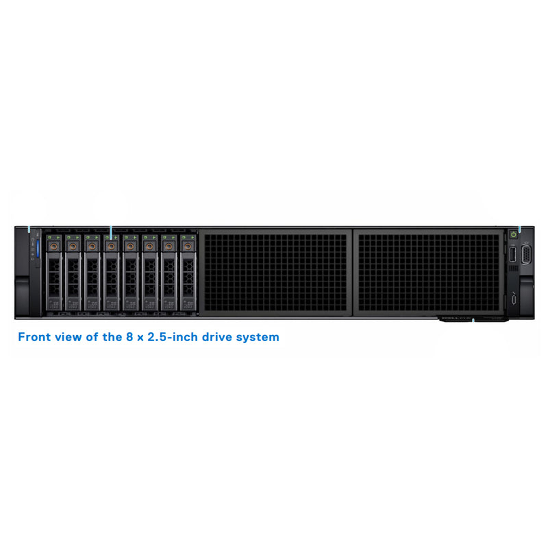 Dell PowerEdge R750 Chassis CTO 8x2.5" NVMe SFF